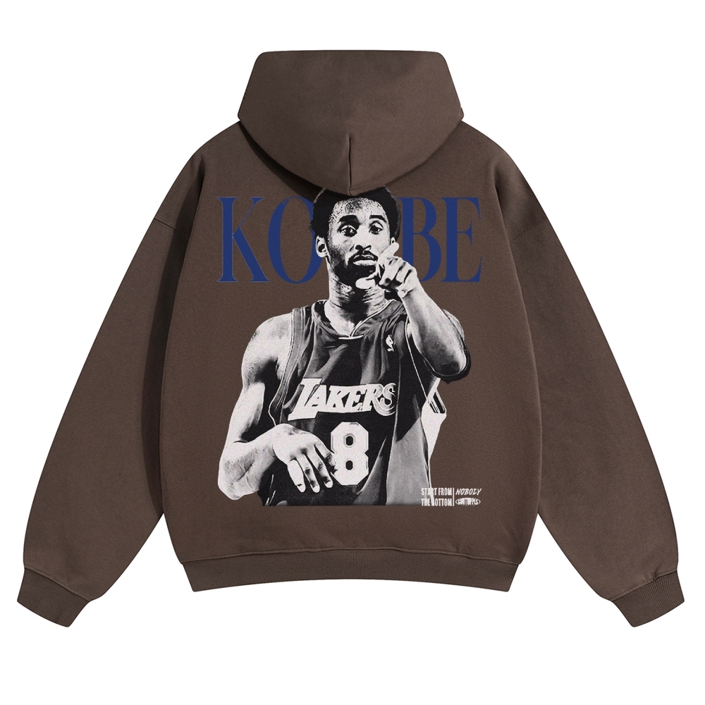 Unisex-KOBE Solid Color Hoodie