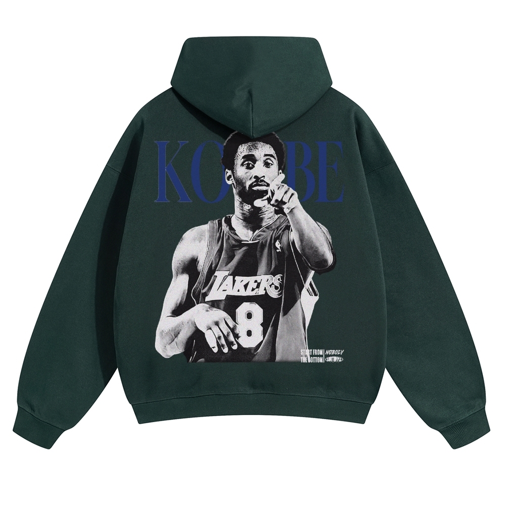 Unisex-KOBE Solid Color Hoodie