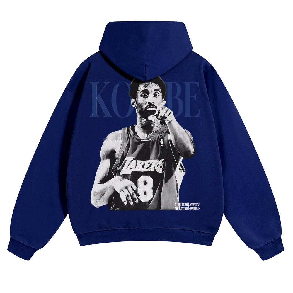 Unisex-KOBE Solid Color Hoodie