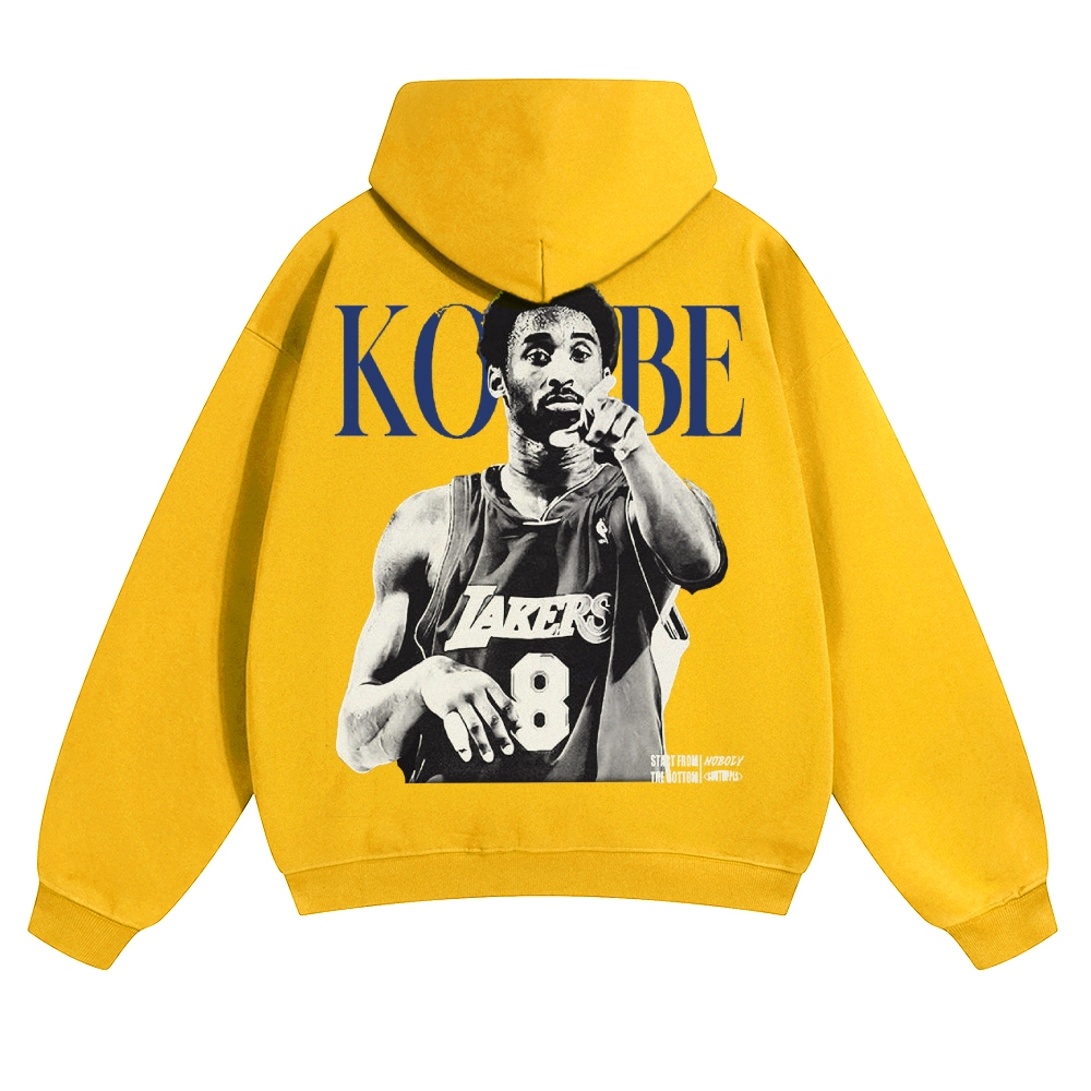 Unisex-KOBE Solid Color Hoodie