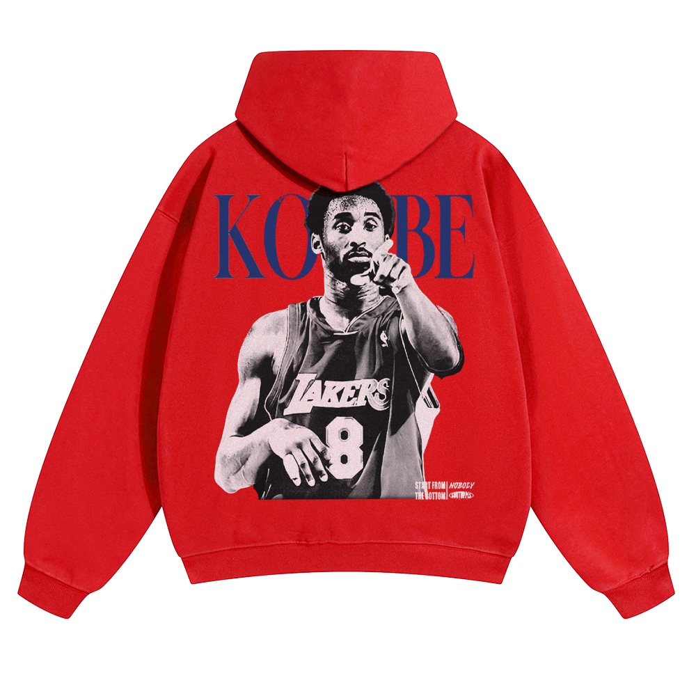 Unisex-KOBE Solid Color Hoodie