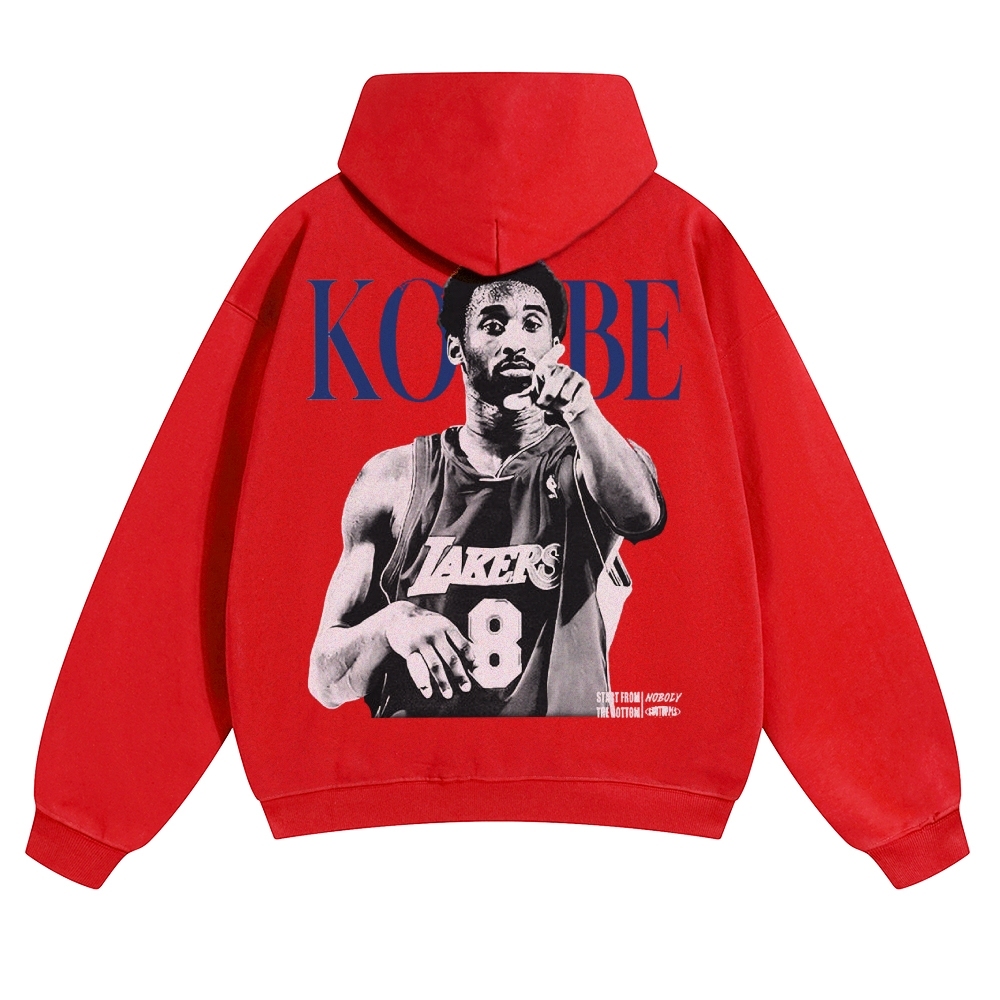 Unisex-KOBE Solid Color Hoodie