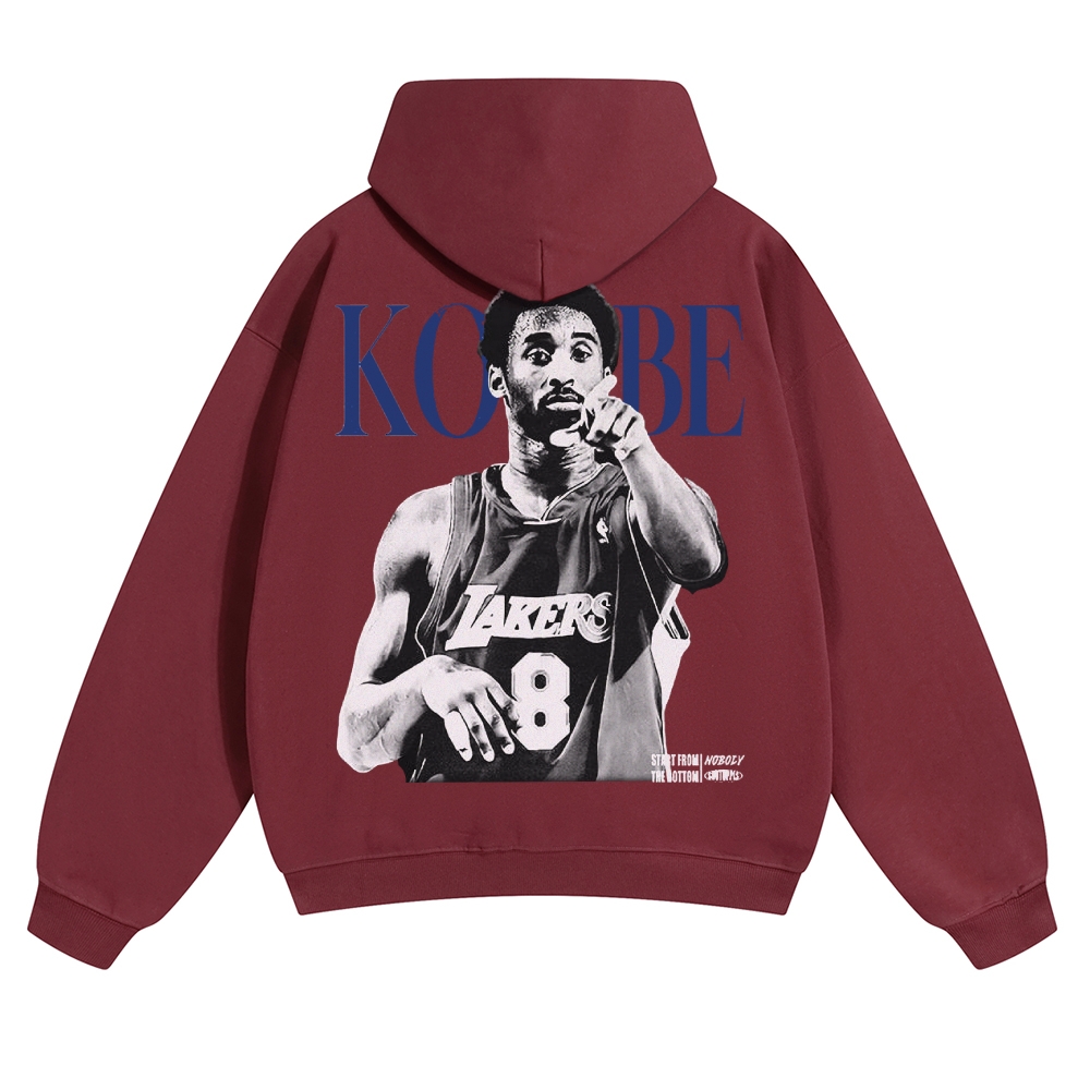 Unisex-KOBE Solid Color Hoodie