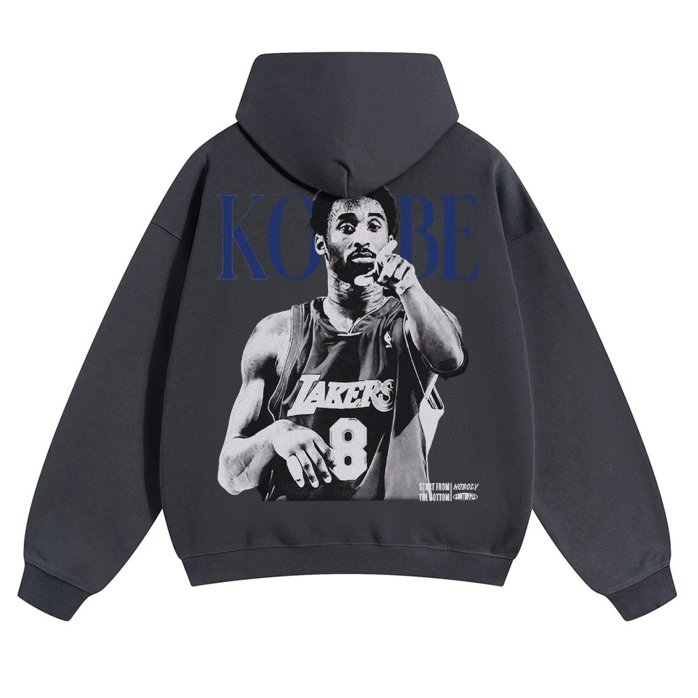 Unisex-KOBE Solid Color Hoodie