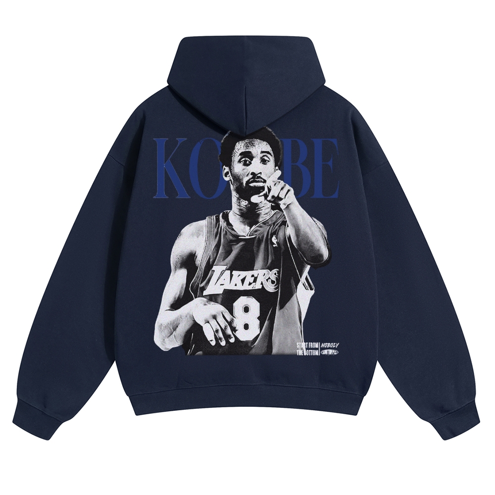 Unisex-KOBE Solid Color Hoodie