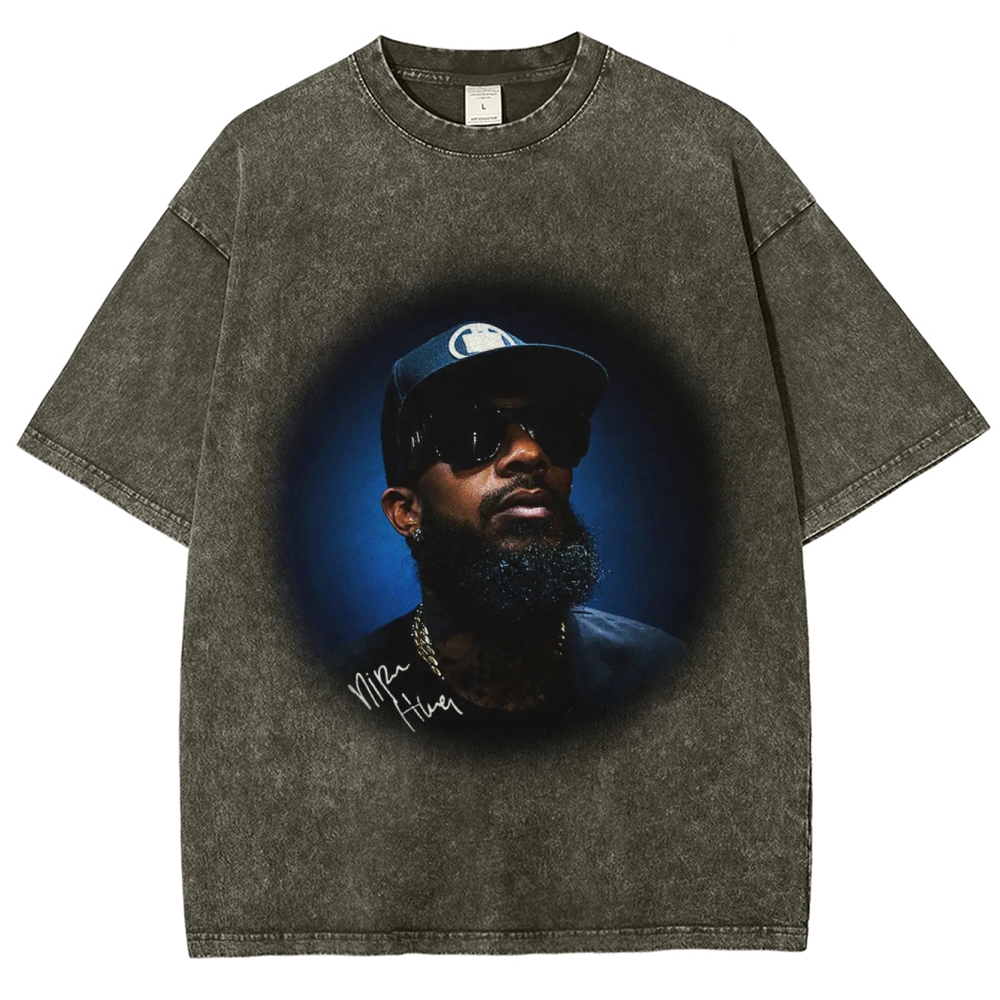 Unisex-Adult Ultra Cotton Washed T-Shirt Graphic NIPSEY_HUSSLE_TEE 