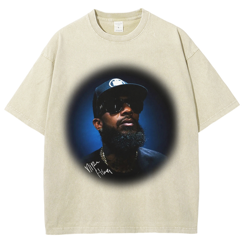 Unisex-Adult Ultra Cotton Washed T-Shirt Graphic NIPSEY_HUSSLE_TEE 