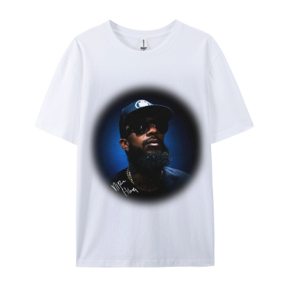 Unisex-Adult Ultra Cotton Washed T-Shirt Graphic NIPSEY_HUSSLE_TEE 