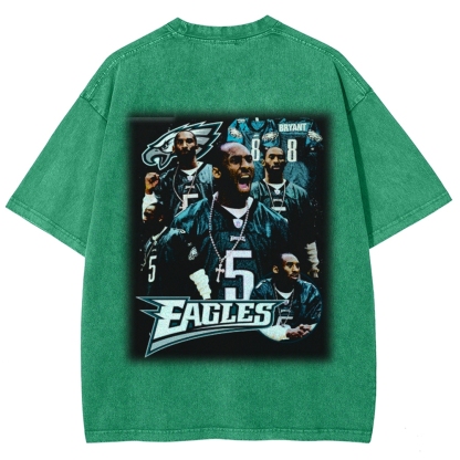 Unisex-Adult Ultra Cotton Washed T-Shirt Graphic Bird Gang Kobe 