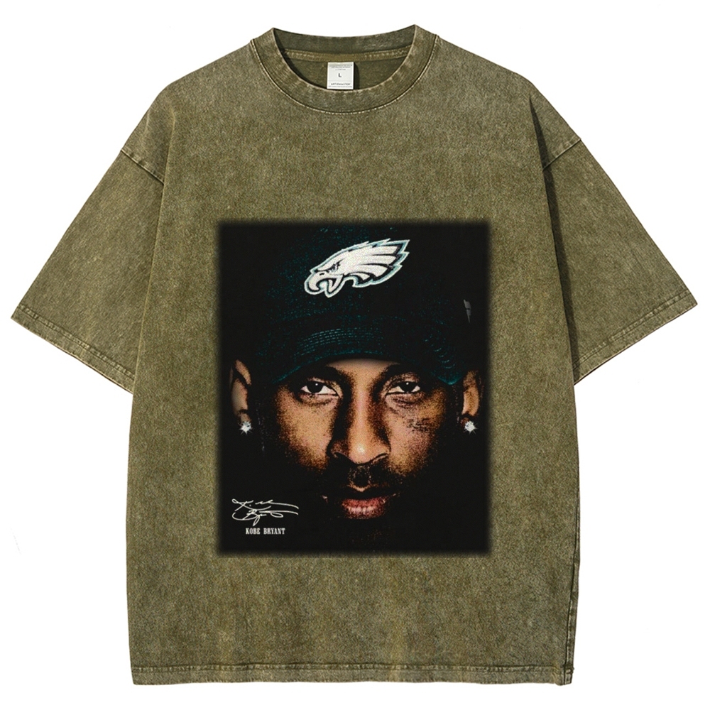 Unisex-Adult Ultra Cotton Washed T-Shirt Graphic Bird Gang Kobe 
