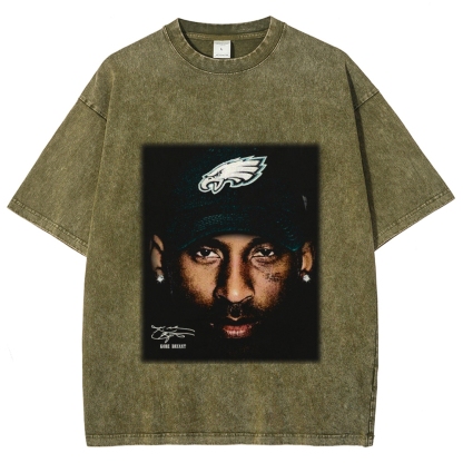 Unisex-Adult Ultra Cotton Washed T-Shirt Graphic Bird Gang Kobe 