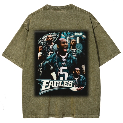 Unisex-Adult Ultra Cotton Washed T-Shirt Graphic Bird Gang Kobe 