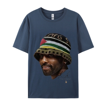 Unisex-Adult Ultra Cotton Washed T-Shirt Graphic KYRIE IRVING V3 VINTAGE TEE 