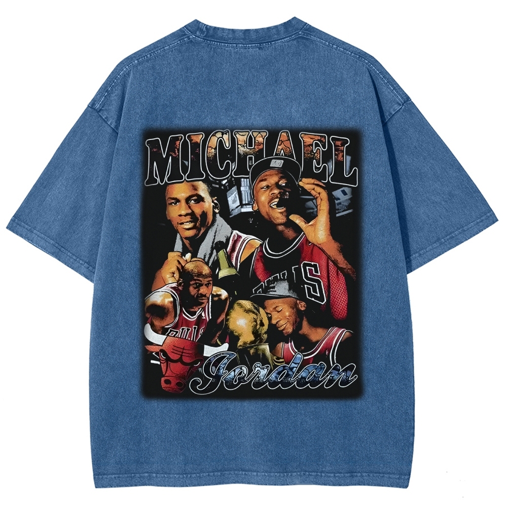 Unisex-Adult Ultra Cotton Washed T-Shirt Graphic MICHAEL JORDAN 3 TEE 