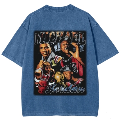 Unisex-Adult Ultra Cotton Washed T-Shirt Graphic MICHAEL JORDAN 3 TEE 