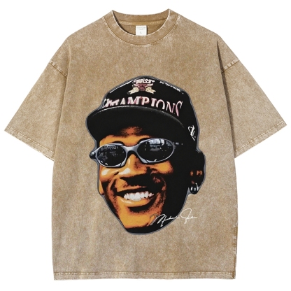 Unisex-Adult Ultra Cotton Washed T-Shirt Graphic MICHAEL JORDAN 3 TEE 