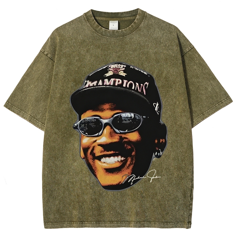 Unisex-Adult Ultra Cotton Washed T-Shirt Graphic MICHAEL JORDAN 3 TEE 