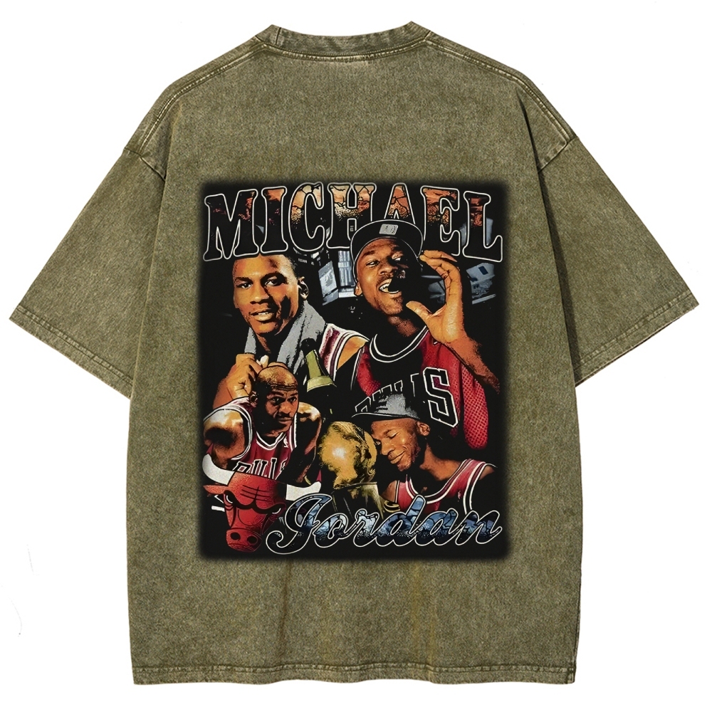 Unisex-Adult Ultra Cotton Washed T-Shirt Graphic MICHAEL JORDAN 3 TEE 