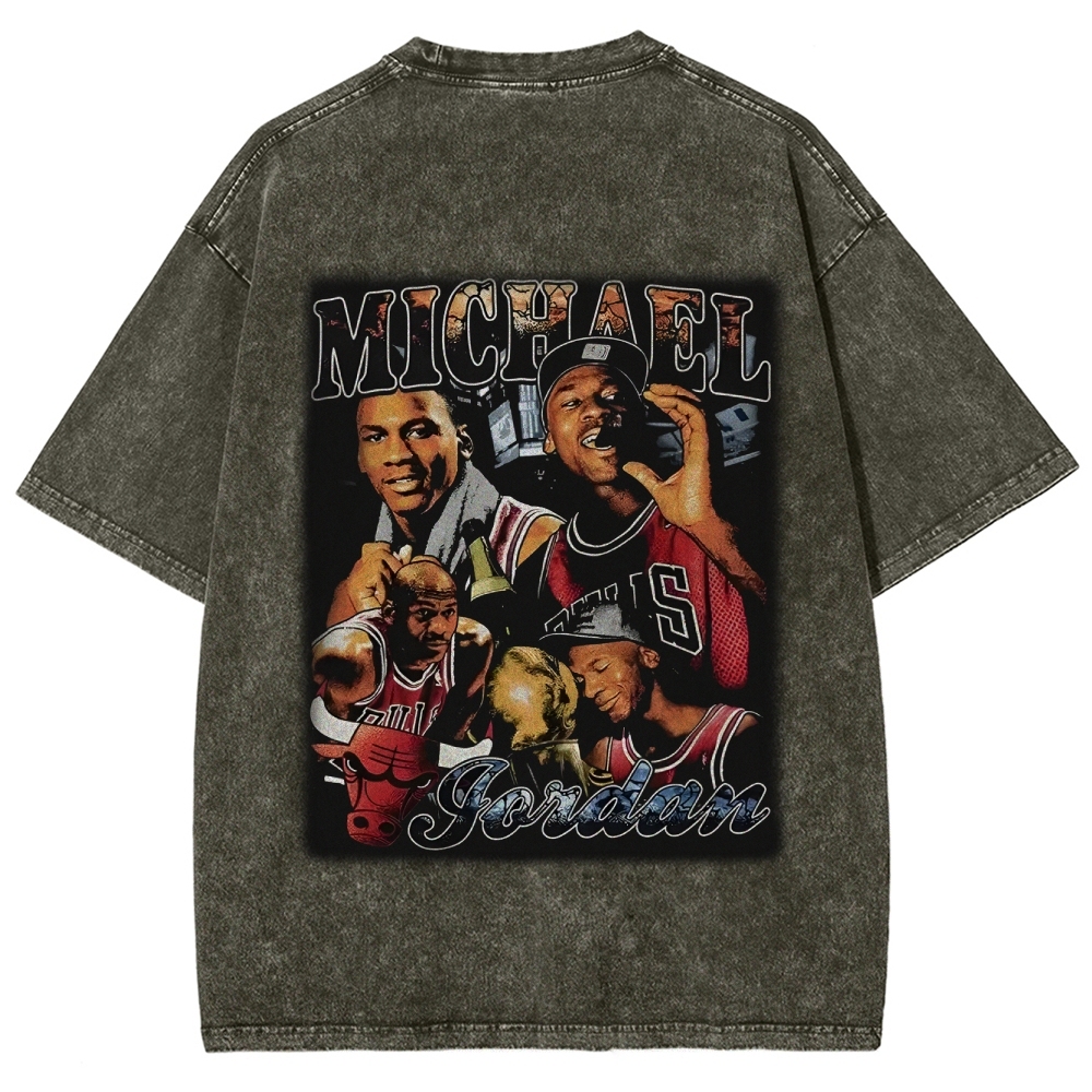 Unisex-Adult Ultra Cotton Washed T-Shirt Graphic MICHAEL JORDAN 3 TEE 