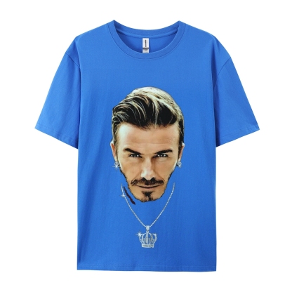 Unisex-Adult Ultra Cotton Washed T-Shirt Graphic BECKHAM TEE 