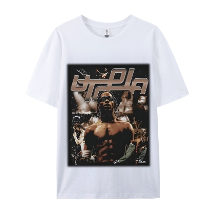 Unisex-Adult Ultra Cotton Washed T-Shirt Graphic TRAVIS SCOTT UTOPIA TEE 