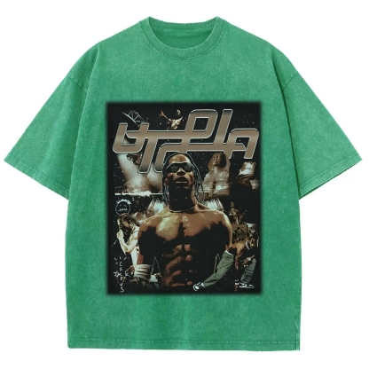 Unisex-Adult Ultra Cotton Washed T-Shirt Graphic TRAVIS SCOTT UTOPIA TEE 