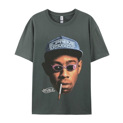 Unisex-Adult Ultra Cotton Washed T-Shirt Graphic CALL ME WHEN YOU GET LOST TEE 