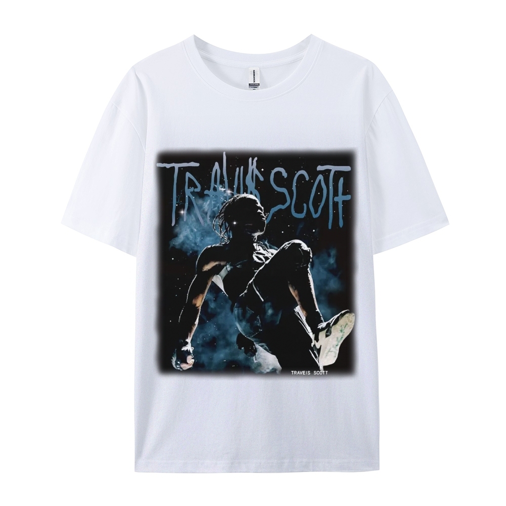 Unisex-Adult Ultra Cotton Washed T-Shirt Graphic TRAVIS_SCOTT_V2 
