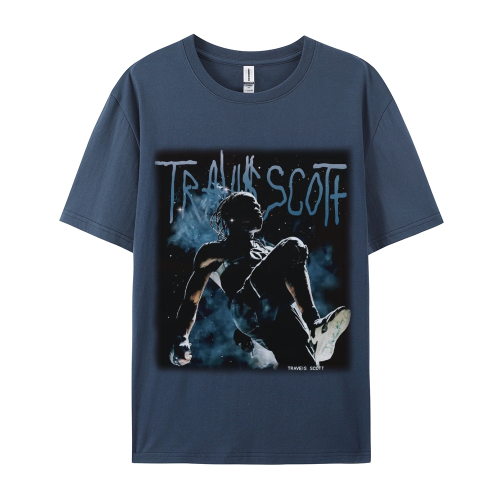 Unisex-Adult Ultra Cotton Washed T-Shirt Graphic TRAVIS_SCOTT_V2 