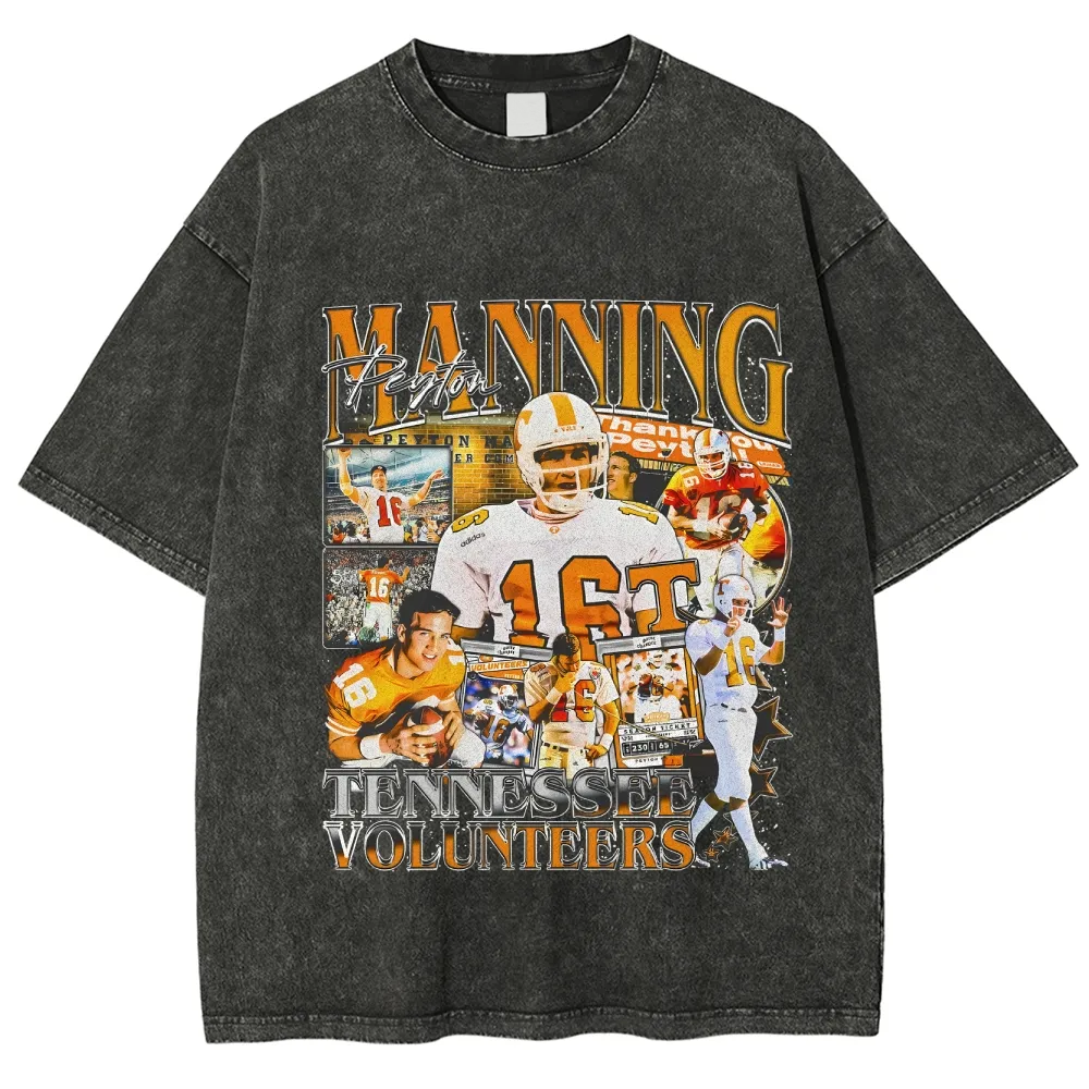 T-Shirt PEYTON MANNING - TENNESSEE TEE Daily Cotton Washed | TIDESENCE