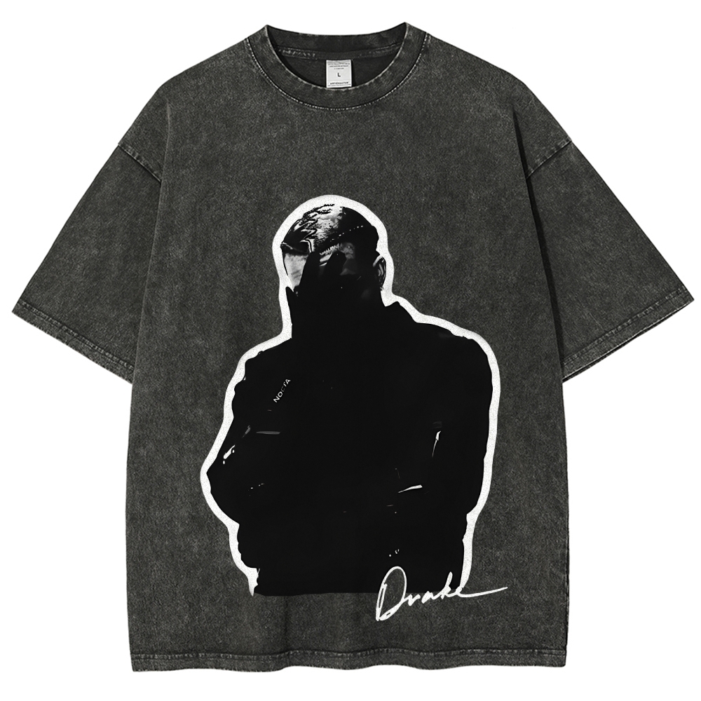 Unisex-Adult Ultra Cotton Washed T-Shirt Graphic DRAKE HER LOSS TEE 