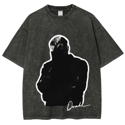 Unisex-Adult Ultra Cotton Washed T-Shirt Graphic DRAKE HER LOSS TEE 