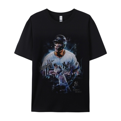 Unisex-Adult Ultra Cotton Washed T-Shirt Graphic AARON JUDGE V2 TEE 