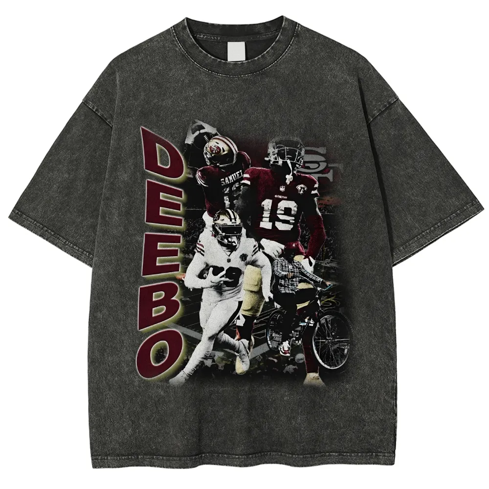 T-Shirt DEEBO SAMUEL TEE Unisex-Adult Ultra Cotton Washed | TIDESENCE