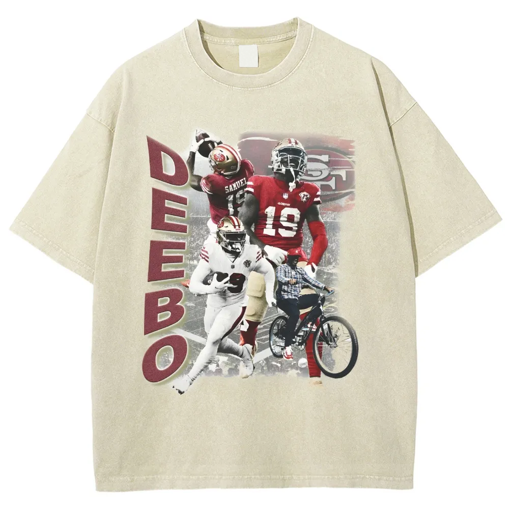 T-Shirt DEEBO SAMUEL TEE Unisex-Adult Ultra Cotton Washed | TIDESENCE