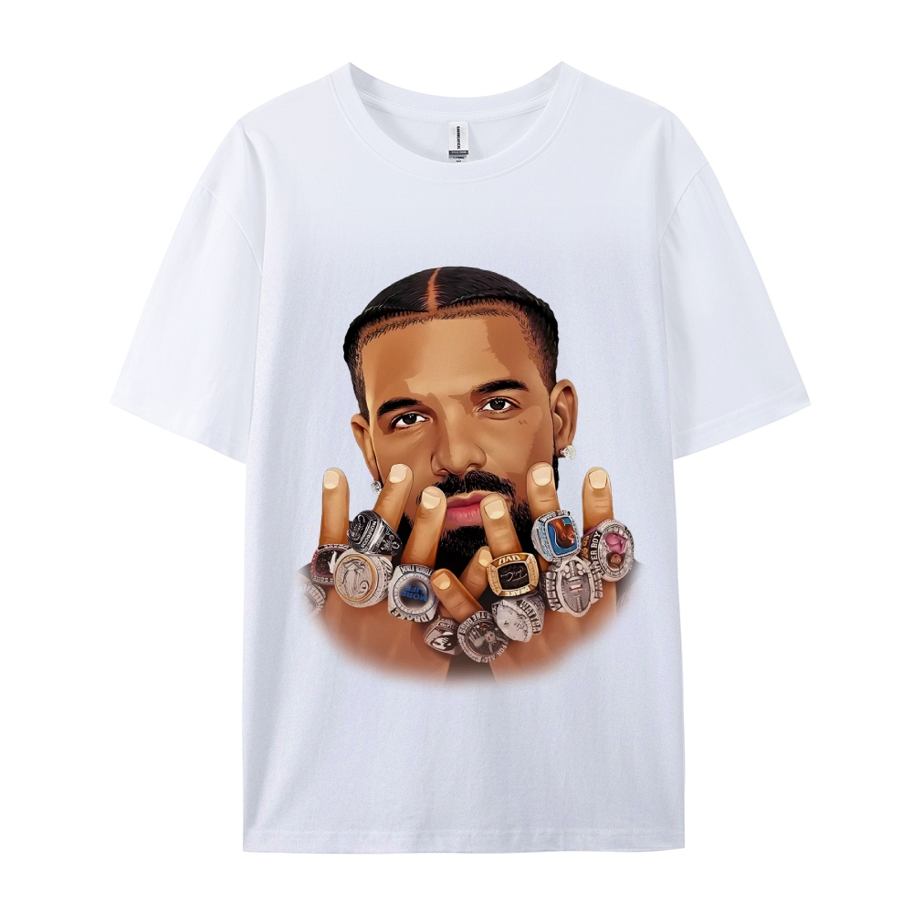 Unisex-Adult Ultra Cotton Washed T-Shirt Graphic DRAKE VINTAGE TEE 8 