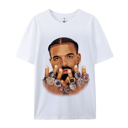 Unisex-Adult Ultra Cotton Washed T-Shirt Graphic DRAKE VINTAGE TEE 8 