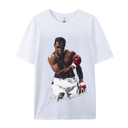 Unisex-Adult Ultra Cotton Washed T-Shirt Graphic Ali TEE 