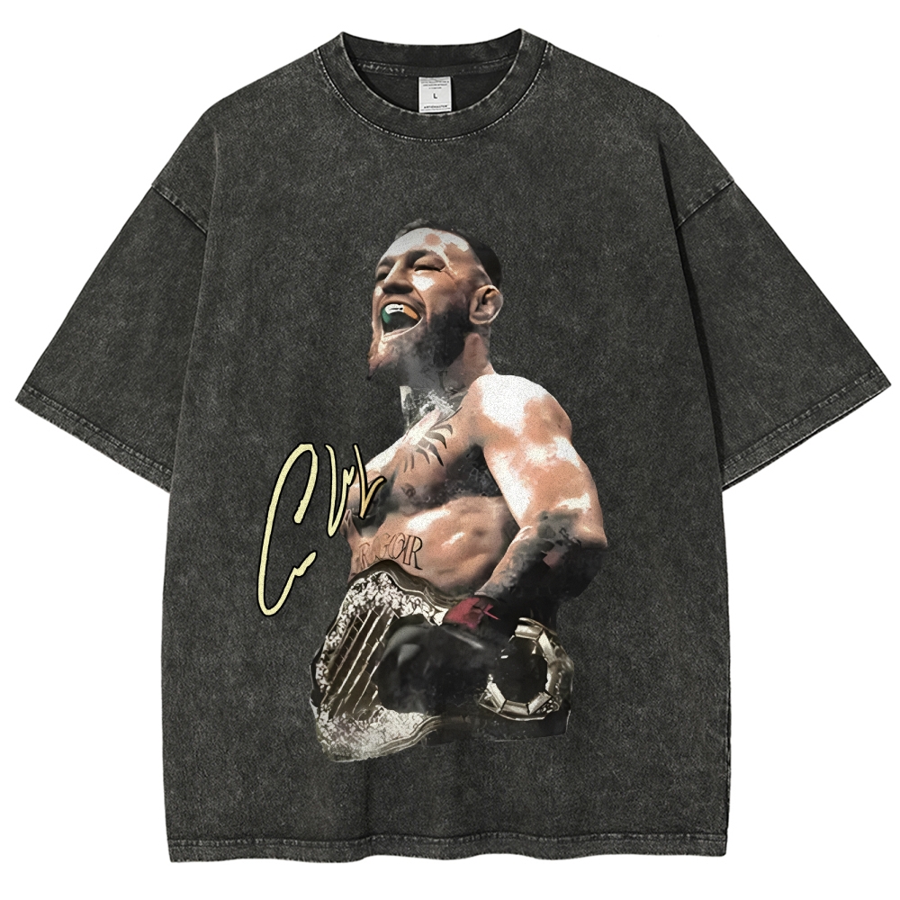 Unisex-Adult Ultra Cotton Washed T-Shirt Graphic Return of the Mac Conor McGregor TEE 