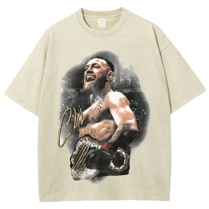 Unisex-Adult Ultra Cotton Washed T-Shirt Graphic Return of the Mac Conor McGregor TEE 