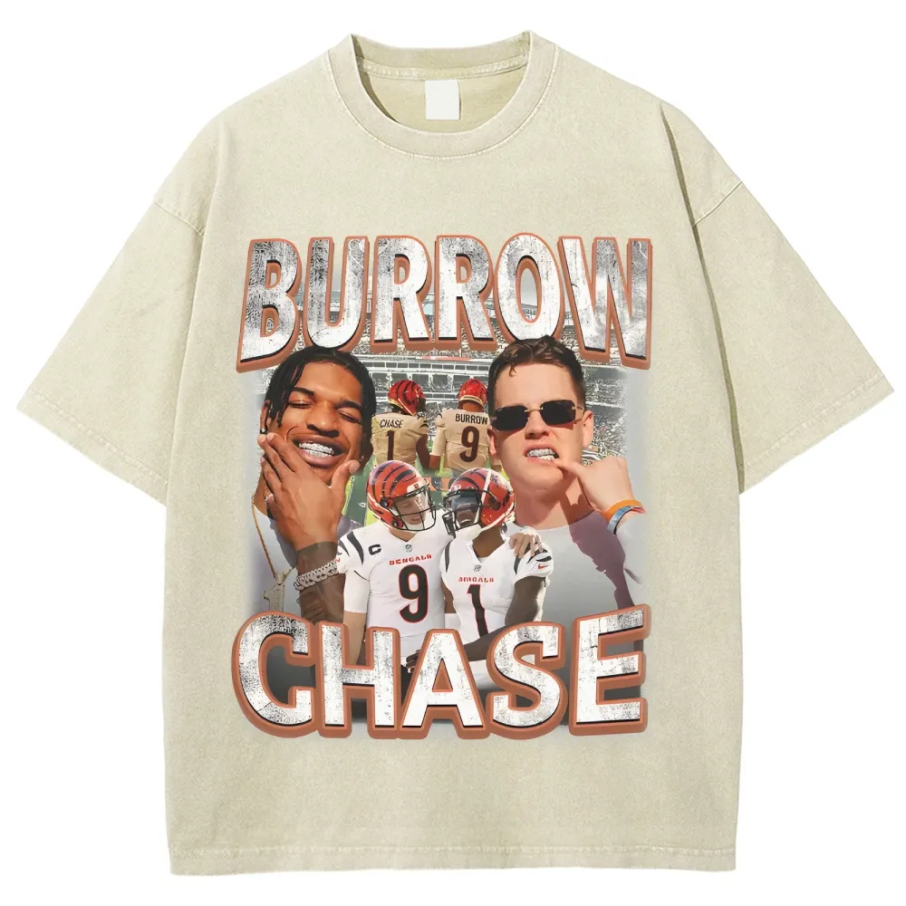 T-Shirt BURROW CHASE TEE Unisex-Adult Ultra Cotton Washed | TIDESENCE
