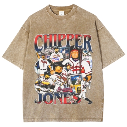 Unisex-Adult Ultra Cotton Washed T-Shirt Graphic  CHIPPER JONES TEE 