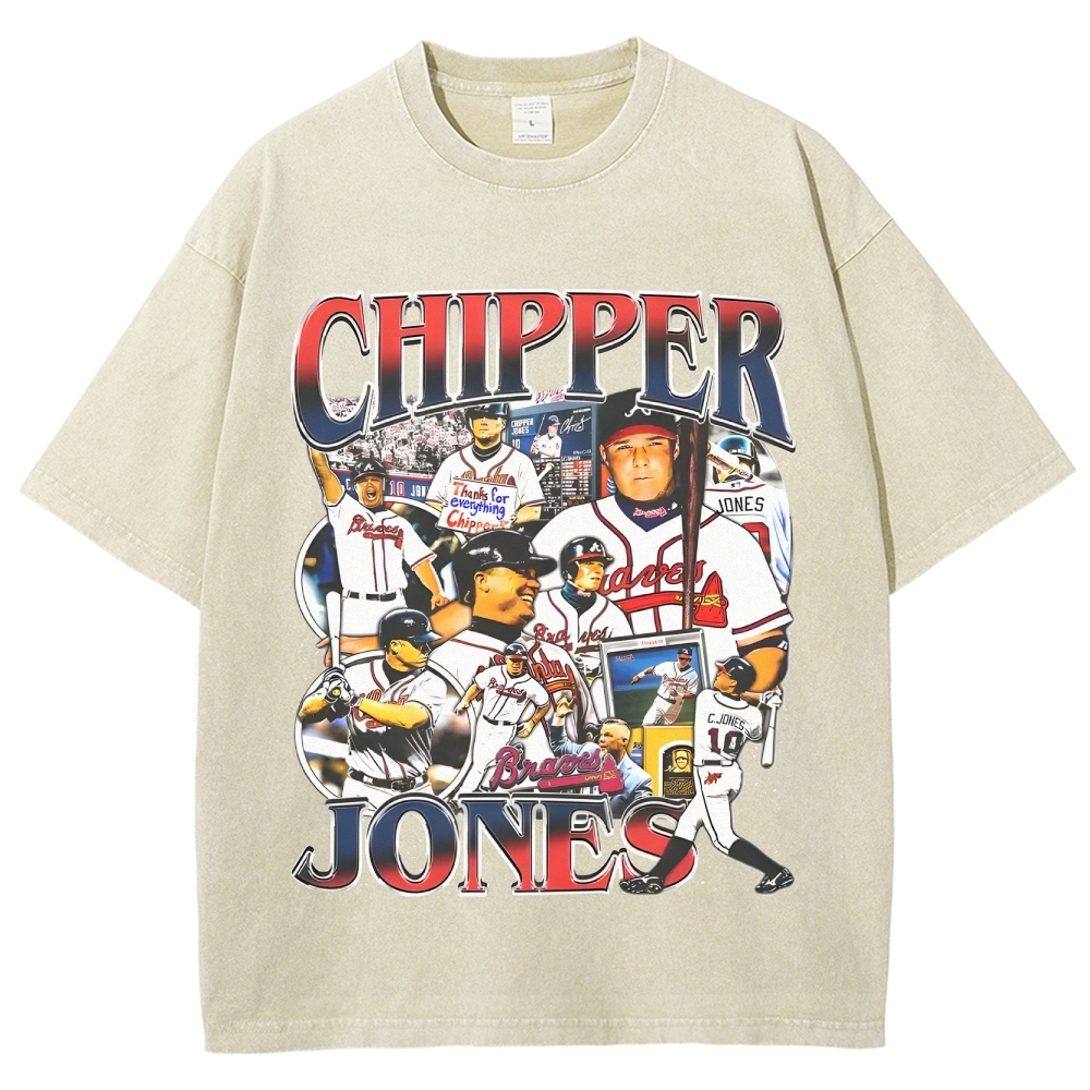 Unisex-Adult Ultra Cotton Washed T-Shirt Graphic  CHIPPER JONES TEE 