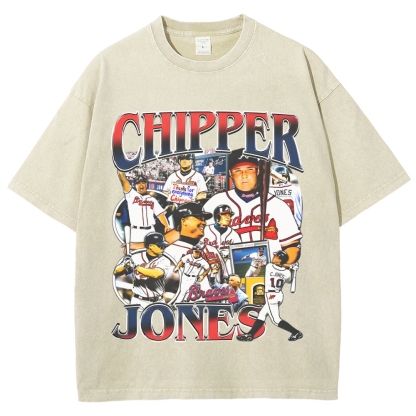 Unisex-Adult Ultra Cotton Washed T-Shirt Graphic  CHIPPER JONES TEE 