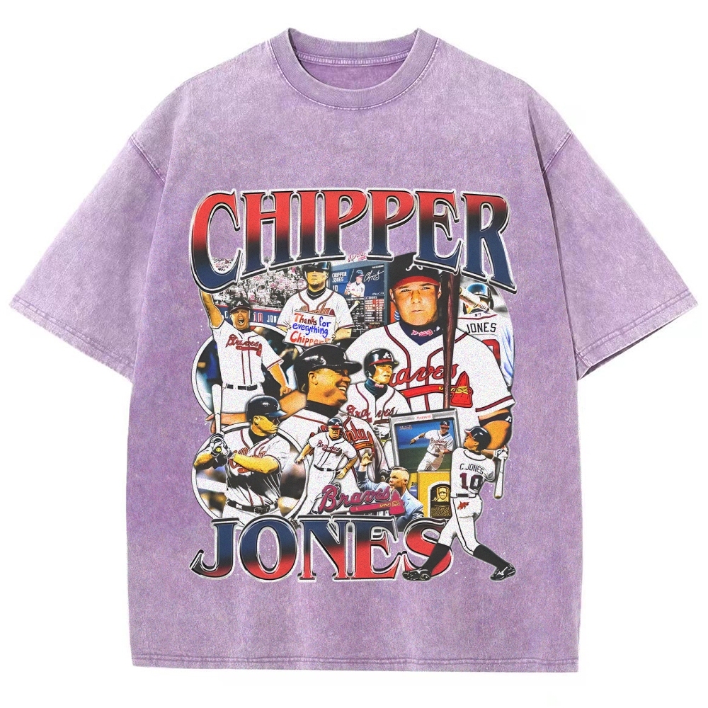 Unisex-Adult Ultra Cotton Washed T-Shirt Graphic  CHIPPER JONES TEE 