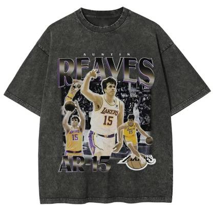 Unisex-Adult Ultra Cotton Washed T-Shirt Graphic AUSTIN REAVES TEE 
