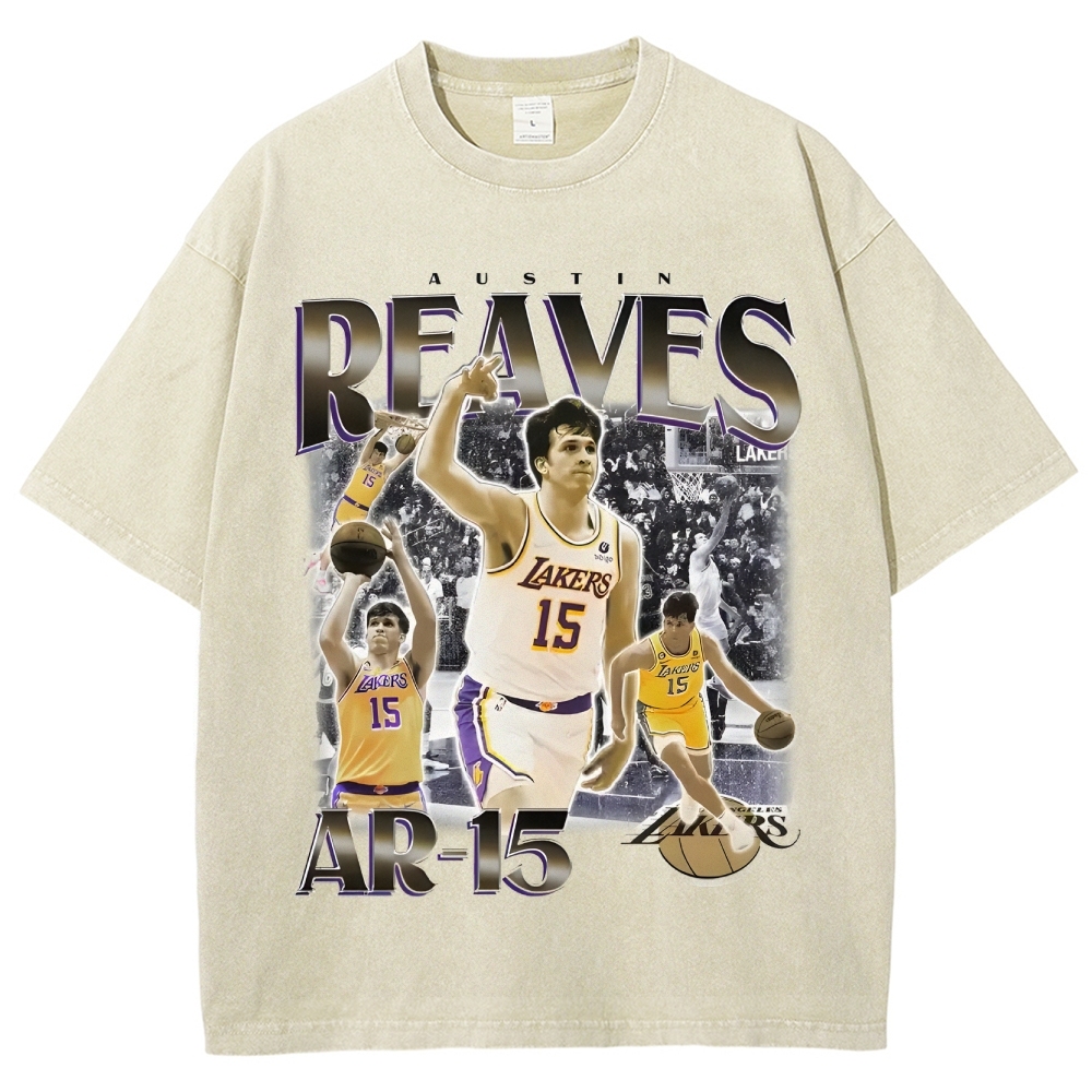 Unisex-Adult Ultra Cotton Washed T-Shirt Graphic  AUSTIN REAVES TEE 