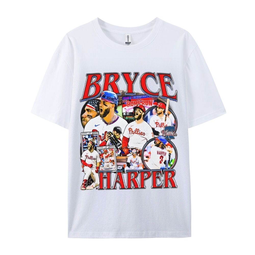 Unisex-Adult Ultra Cotton Washed T-Shirt Graphic  BRYCE HARPER 2 TEE 