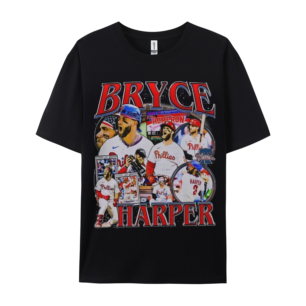 Unisex-Adult Ultra Cotton Washed T-Shirt Graphic  BRYCE HARPER 2 TEE 