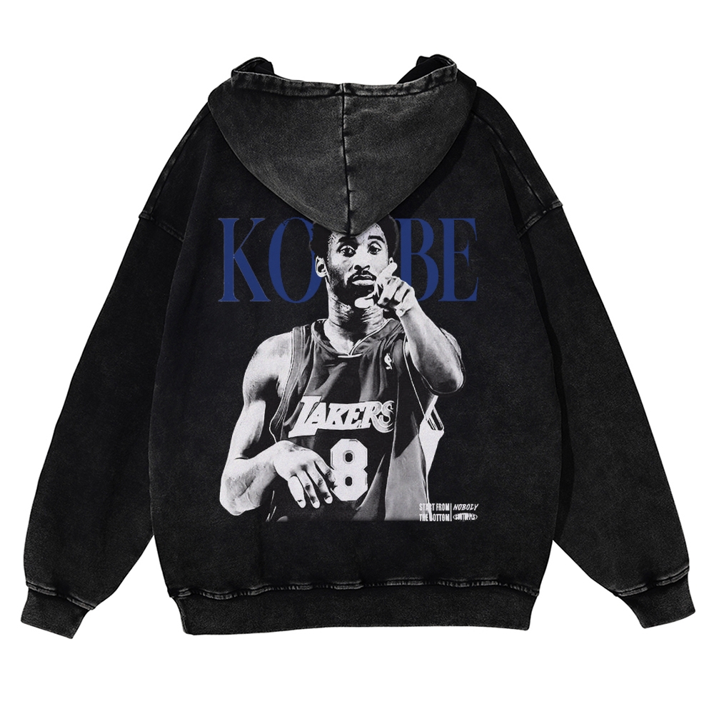KOBE Casual Washed Hoodie